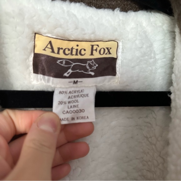 Vintage Arctic Fox Wool Sherpa Zipup Jacket - Picture 7 of 9